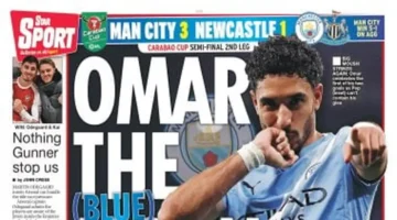 تصدر الإنجليزي.. عمر مرموش يلمع مع مان سيتي في كأس كاراباو